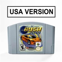 san francisco rush 2049 or san francisco rush extreme racing for 64 bit video game cartridge usa version ntsc format
