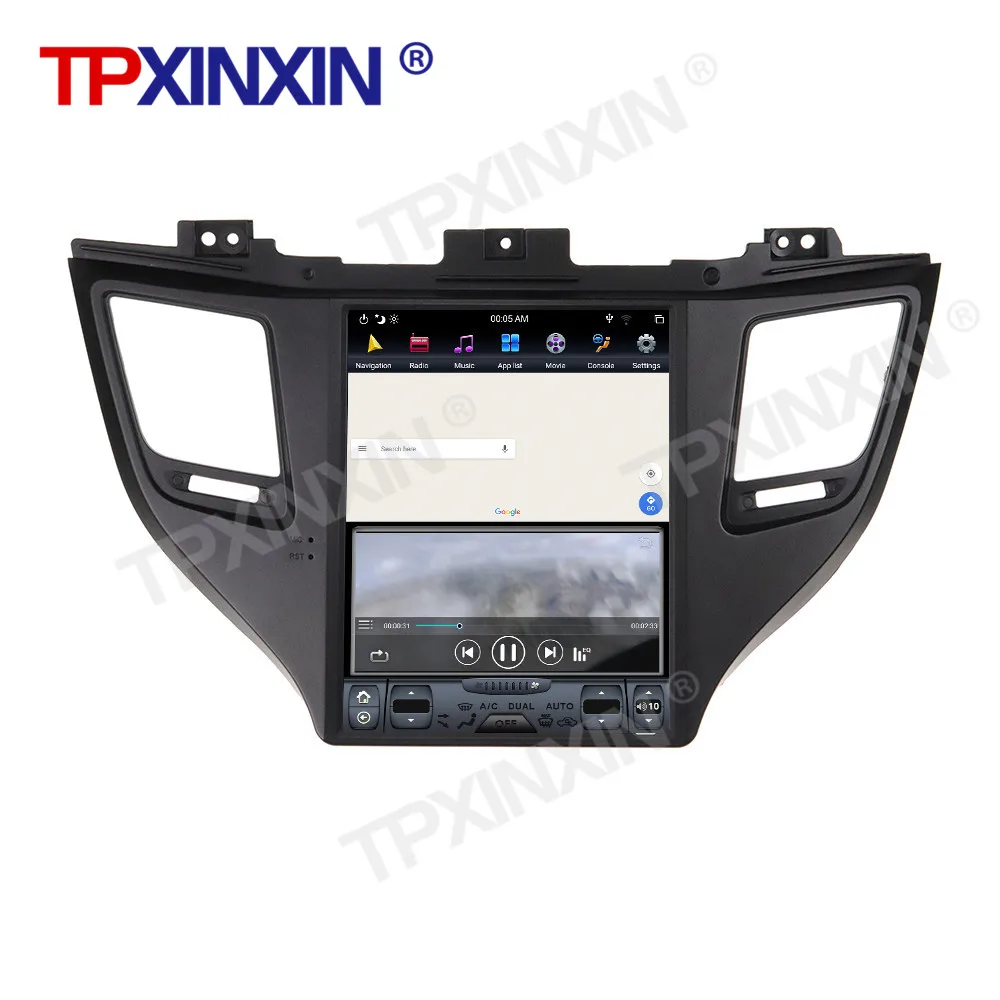 Автомагнитола на Android для Hyundai Tuscon мультимедийный проигрыватель с сенсорным