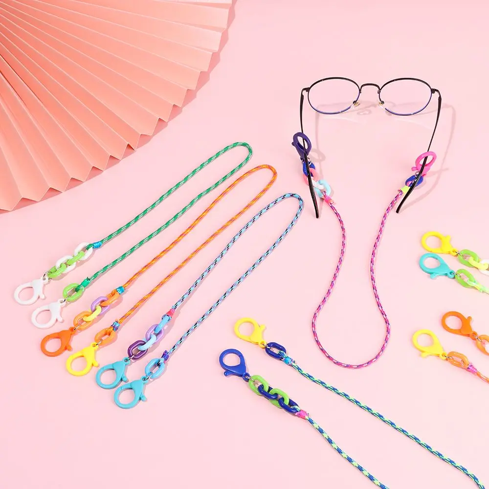 Цветной Акриловый ремешок для очков мужчин и женщин противоскользящие