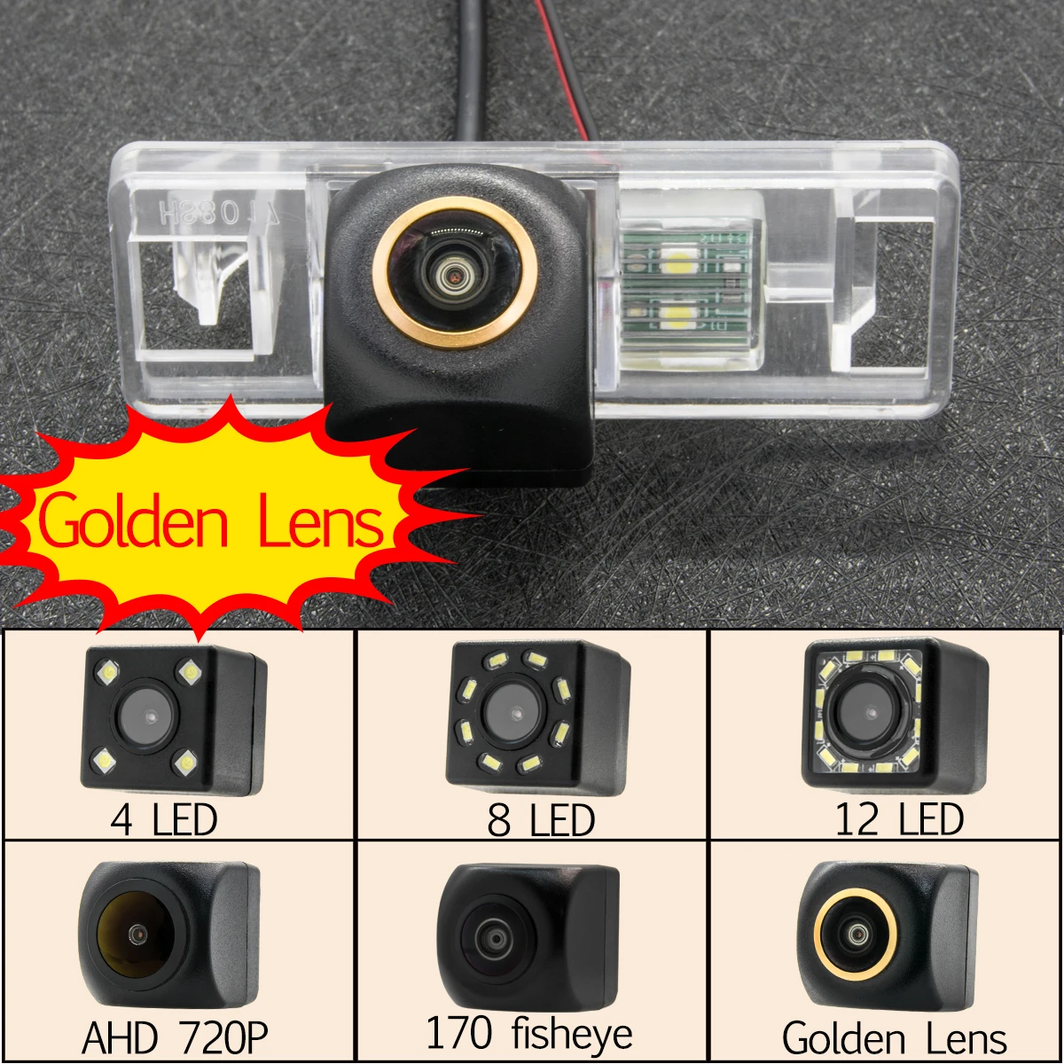 Камера заднего вида CCD AHD Fisheye для Toyota Land Cruiser Prado 120 2002-2009 100 200 LC100 LC200 автомобильный