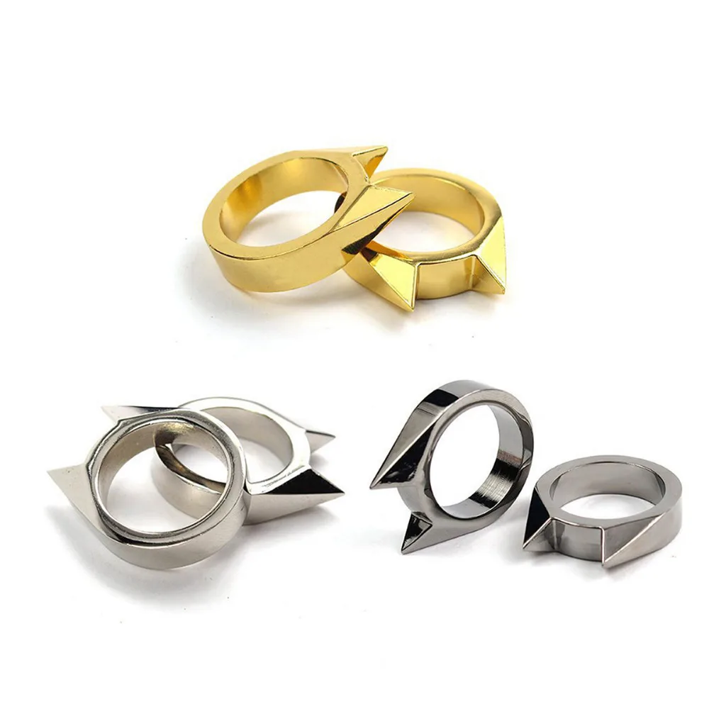 Кольцо мужское с кошачьими ушами для самозащиты карманное ювелирное изделие