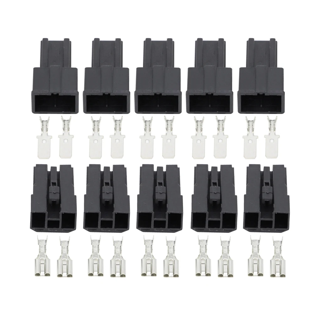 2 контактный разъем мама и папа авто Toyota Map Sensor Connector батарея динамик провод DJ7026 7.8