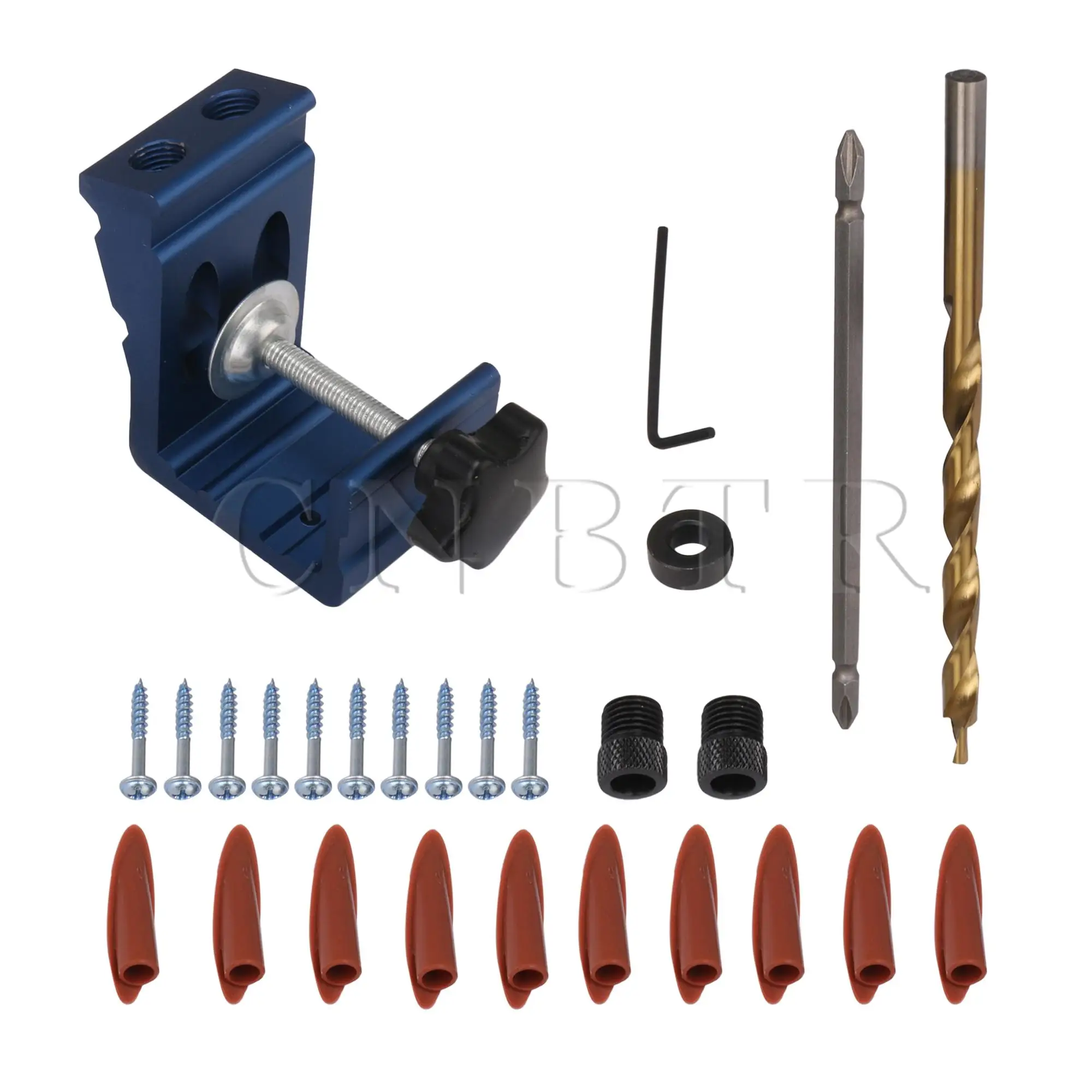 

CNBTR Dowel Drill Joinery Screw Carpenters Woodwork Guides Joint Angle Tool