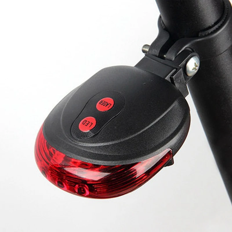 

Bicycle Laser Tail Light LED Parallel Line Safety Warning Light Mountain Bike Laser Laser Tail Light Night Riding Safety Light