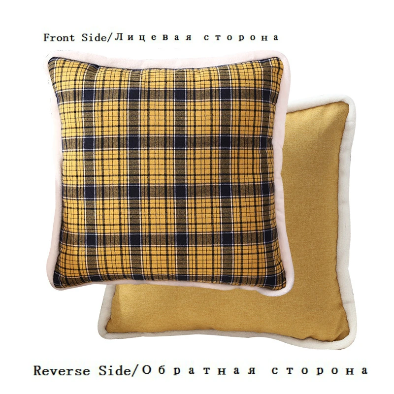 Классический сетчатый чехол для подушки фланелевая кружевная подушка живой