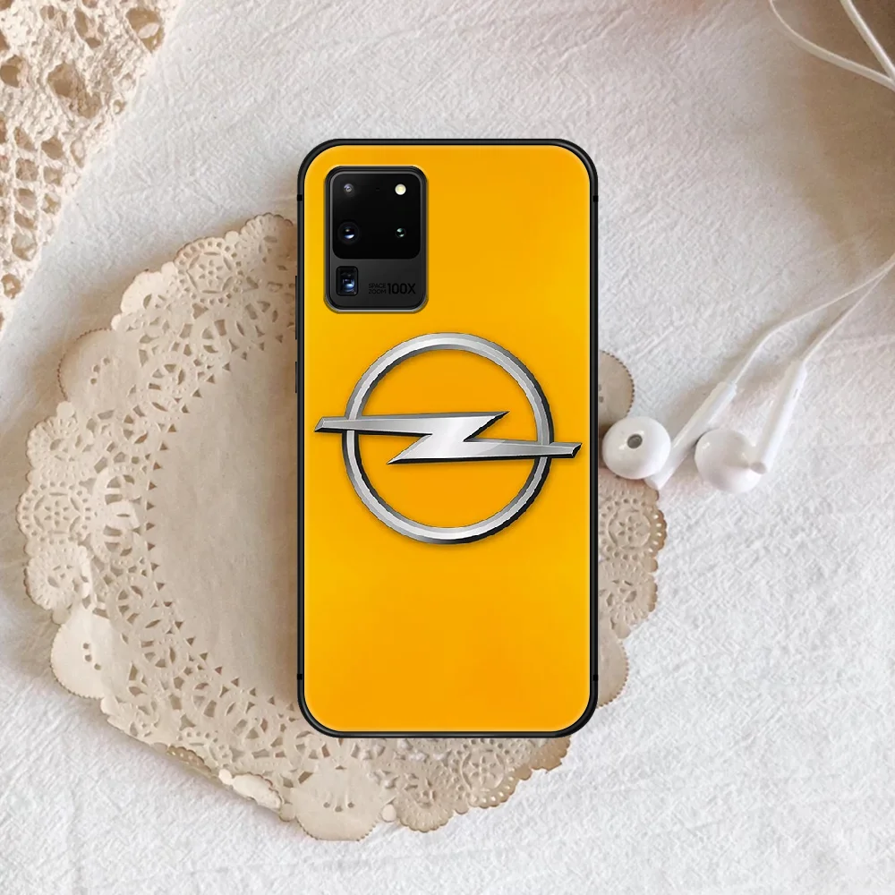 

OPEL Car Logo Phone Case Cover Hull For Samsung Galaxy S 7 8 9 10 e 20 FE uitra plus Note 9 10 20 black Etui Painting Back Trend