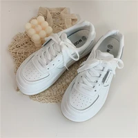 luxury white platform shoes woman increased fashion sneakers women leather low top lace up high quality 2021 casual women shoes