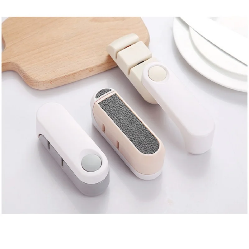 

Rotating holding knife sharpener, suction pad design, whole body polishing, excellent quality kitchen knife sharpener ABS