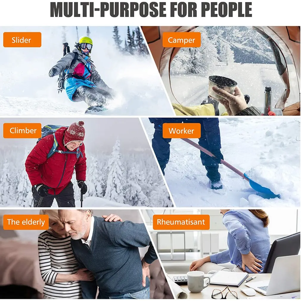 

Winter Electric Heated Socks USB Rechargeable Adjustable Temperature Warm Socks With Battery Foot Warmer Unisex Thermal Socks