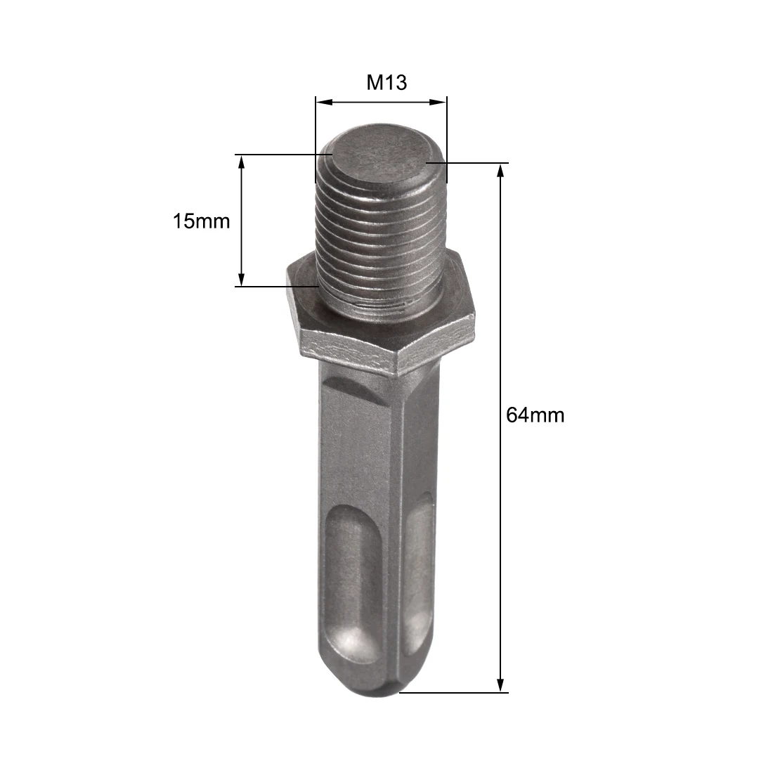 New 1pc/3pcs SDS Plus to 3/8-Inch 1/2-Inch Thread Keyless Quick Change Drill Chuck Adapter Hex Shank for Impact Driver | Инструменты