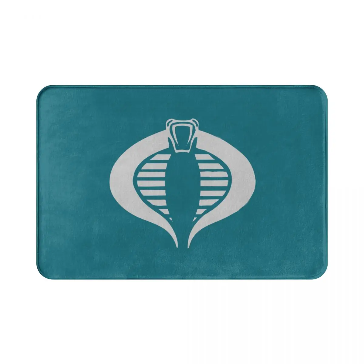 Полиэстеровый коврик Gi-Joe-Кобра с логотипом Противоскользящий для ног кухни