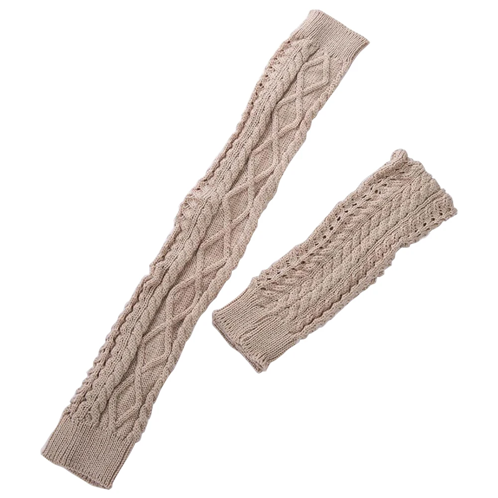 1 пара манжеты без ног зима для взрослых вязание крючком защита аксессуары сапоги