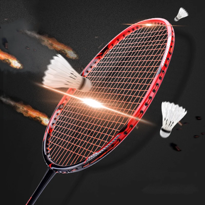 

New High Quality Aluminum AlloyBadminton Racket Ultra Light Multicolor Offensive Single Shuttlecock Racket For Game Training