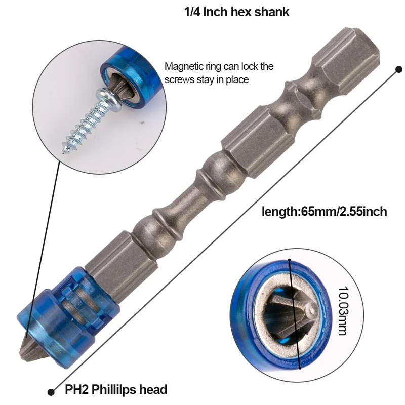 Набор Магнитных отверток с одной и двойной головкой отвертка нескользящей