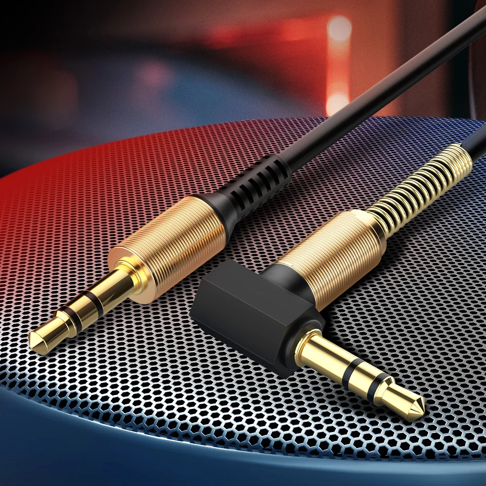 Выдвижной кабель Aux пружинный аудиокабель 3 5 мм штекер для смартфона bluetooth
