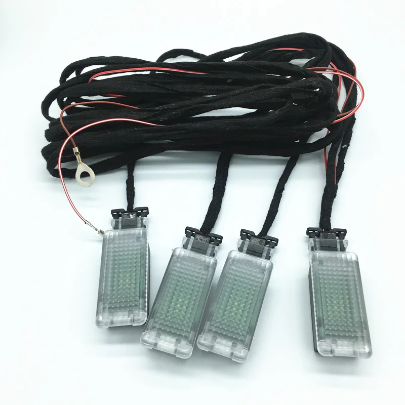 

LED Footwell Light Foot Step Lamps Cable Wire harness For VW PASSAT B6 B7 B8 Golf 6 MK6 7 MK7 JETTA 5 6 Tiguan Touran 5GG947409
