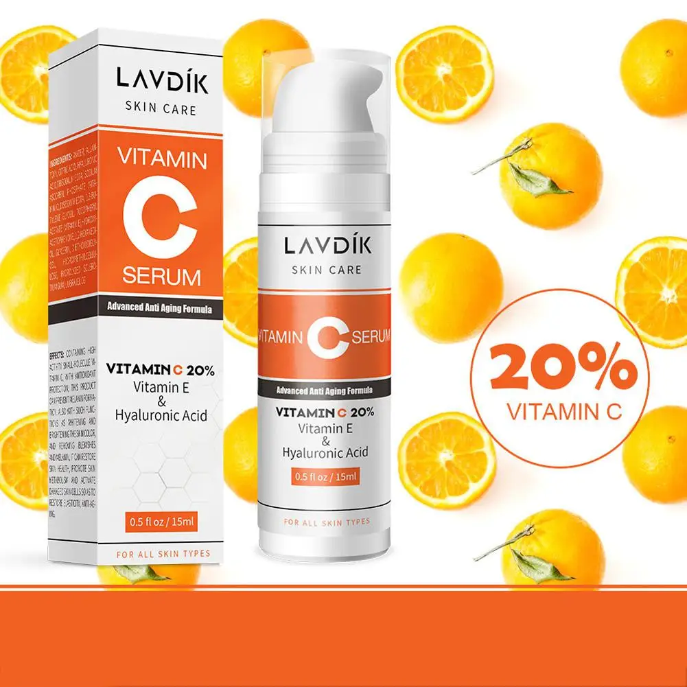 15 мл витамин C сущность уход за кожей лица анти-старения Сыворотки увлажняющая
