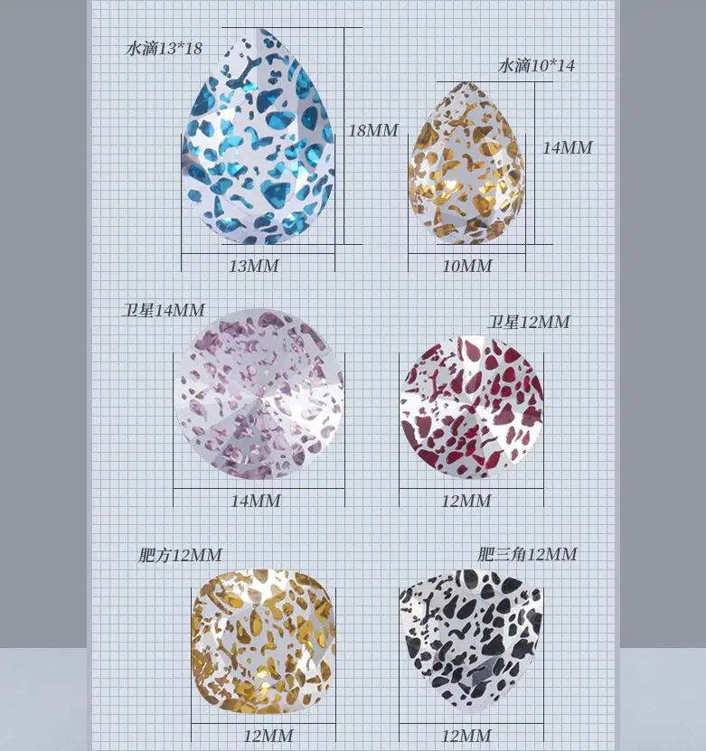 Новый цвет Хрустальная серебряная патина больше размеров стекло K9 кристальная