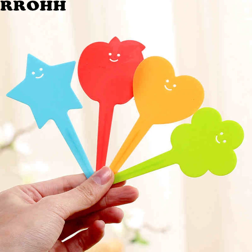 50 шт. бирки для растений Т-образные садовые полипропиленовые пластиковые маркеры