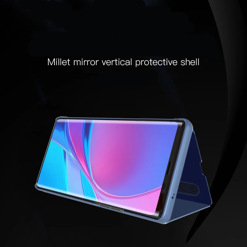 Умный зеркальный флип-чехол для samsung Galaxy S10 S8 S9 S7 Edge Plus Note 10 9 8 A7 A8 A9 A10 A20 A50 A60 A70 A80 A90 J4