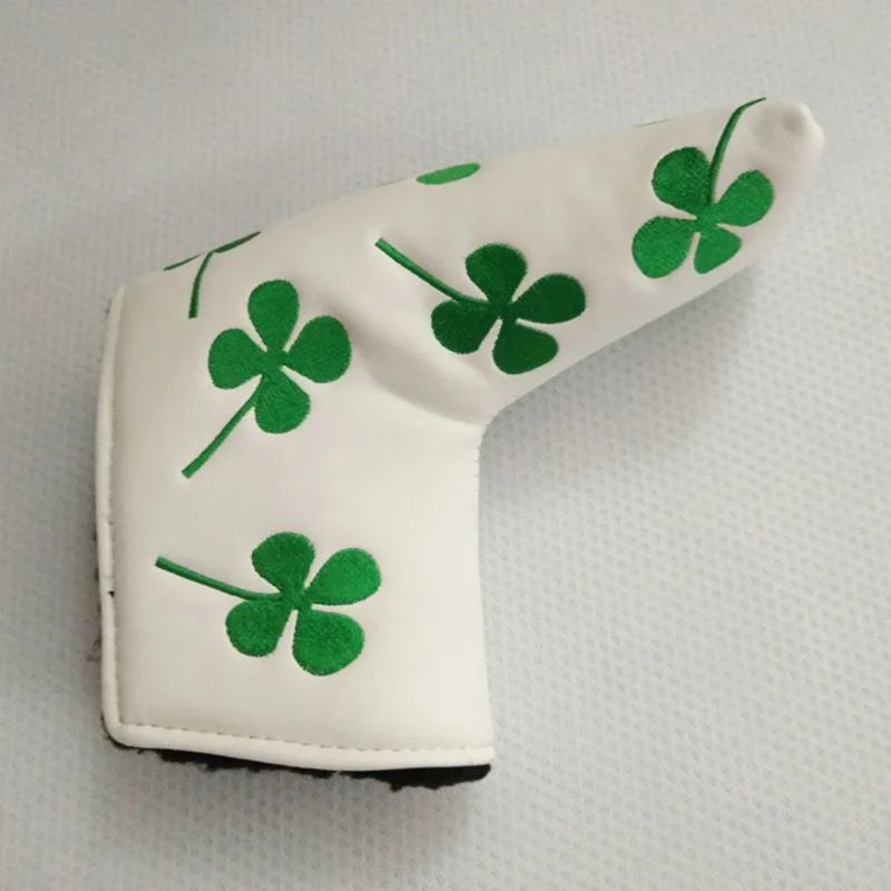 Golf Putter Head Cover Headcover For Odyssey Scotty Cameron Ping Blade New embroidered four-leaf clover Club Heads | Спорт и
