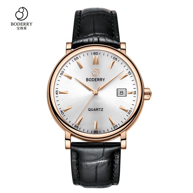 White Gold Роскошные Брендовые Часы для мужчин, швейцарские кварцевые мужские часы, модные деловые часы из нержавеющей стали, золотые мужские часы, мужские часы - Цвет: White Gold