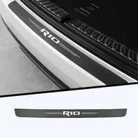 1pcs car sticker trunk protection decoration modification for kia rio 2 3 4 x line car styling