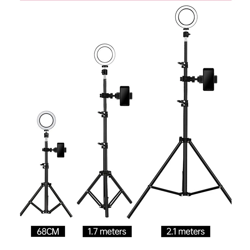 

Selfie Ring Lamp Led Ring Light Selfie With Tripod Ring Selfie Phone Video Photography Fill Lighting For Youtube Phone Holder
