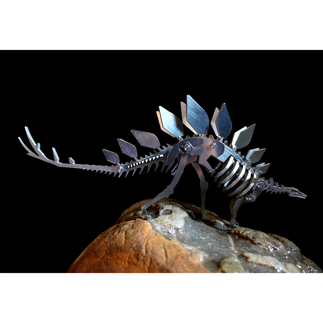 

DIY Metal Puzzle Model Kit Stainless Steel Stegosaurus Assembly Jigsaw Crafts