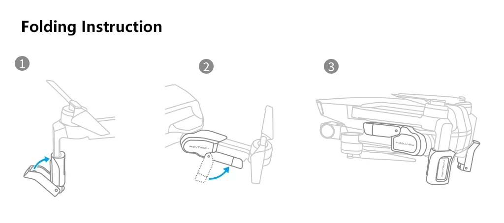 PGYTECH DJI Mavic Mimi шасси Расширенная ножка шасси поддержка ног протектор Дрон аксессуары для DJI Mavic Mini