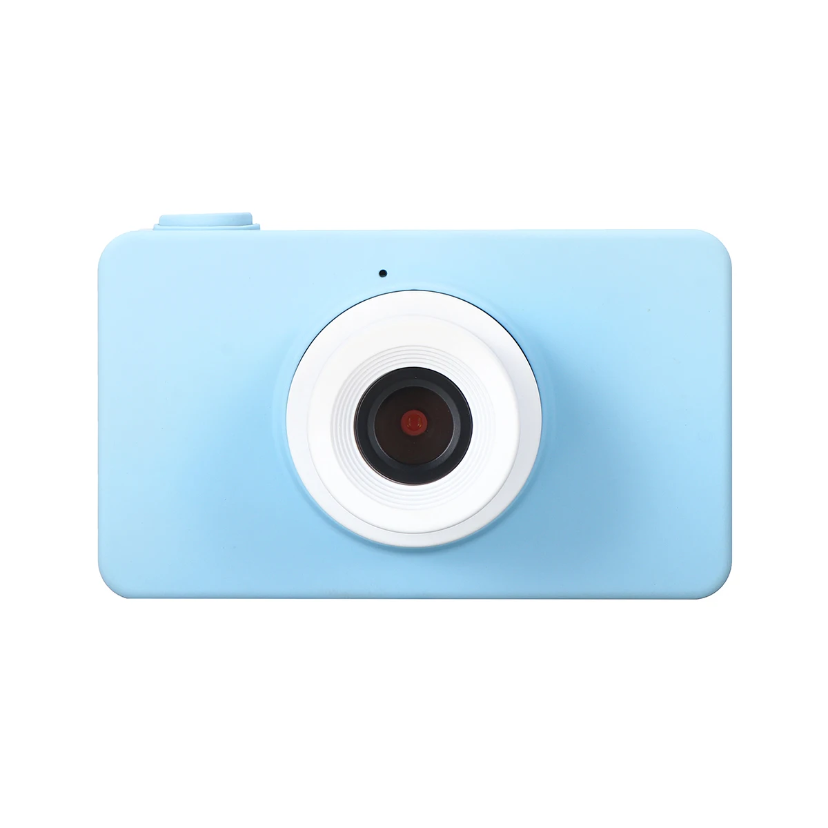 Blue Camera 8MP 1080P HD Детская цифровая камера перезаряжаемая камера s детские игрушки с милым животным защитный чехол Рождественский подарок для девочек - Цвет: Blue Camera