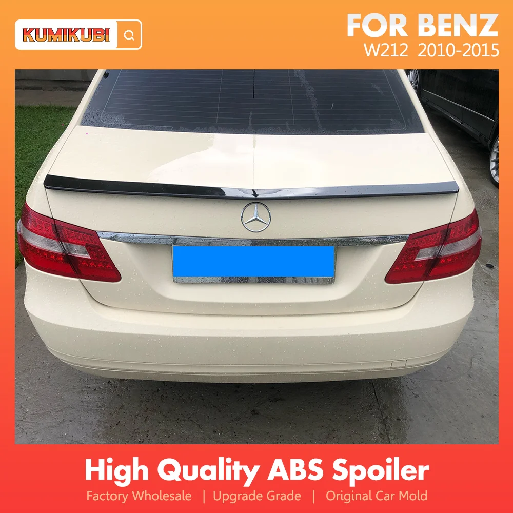 

For Benz E Class W212 Spoiler 2010-2015 Gloss Black Rear Trunk Boot Lip Spoiler Fit For Benz W212 E320L E260L E300L E63 Spoiler