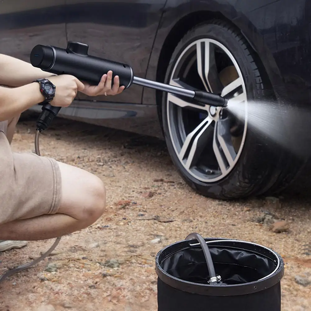 

Автомобильный водяной пистолет высокого Давление очиститель Авто омывателем Автомобильная моющая машинка электрическая очистная Портати...