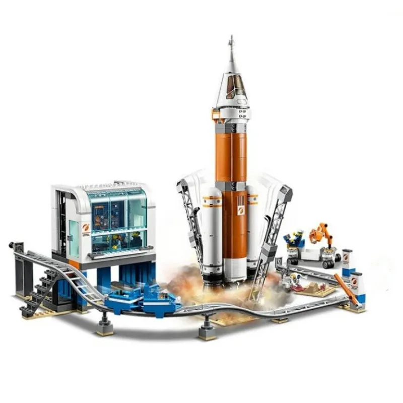 2020 City Rocket Control Center строительные блоки игрушки с 60228 60227 60226 космическая серия