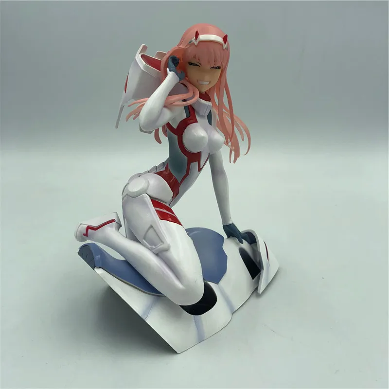 Фигурка аниме Darling in the FRANXX Zero Two 02 красная/белая одежда сексуальные фигурки из ПВХ