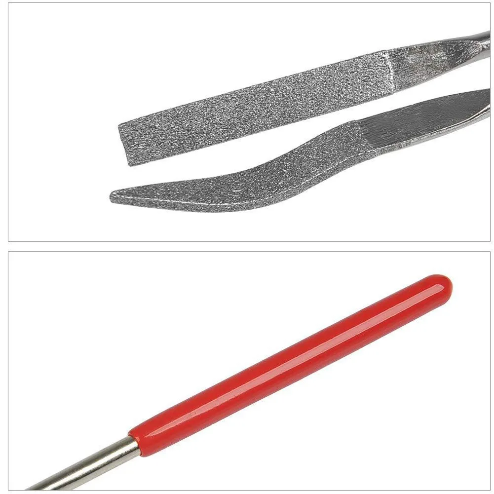 

10pcs Diamond Files Special Shaped Grinding Files Non-Slip Handle Carving Tool Diamond File Set Cutting Tools