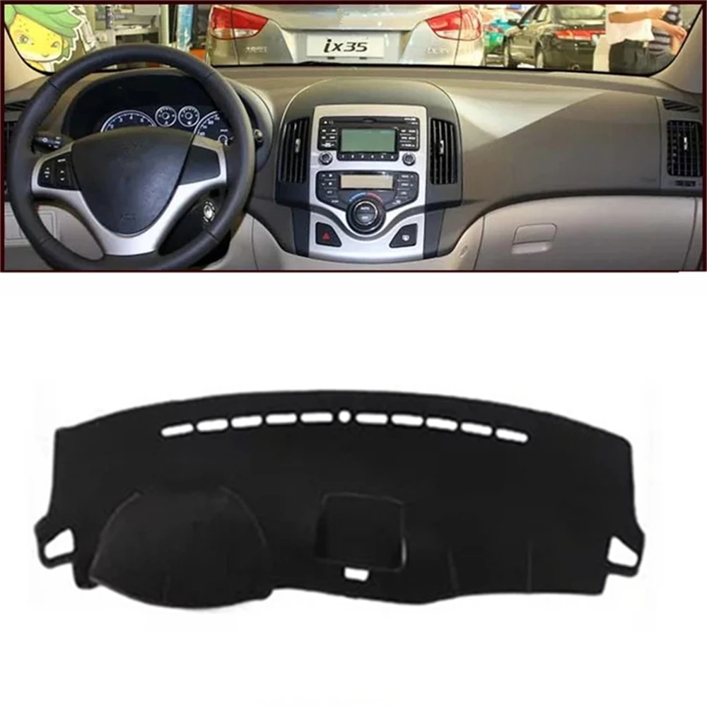 

SJ Car Inner Auto Dashboard Cover Dashmat Pad Carpet Sun Shade Dash Board Cover FIT For HYUNDAI I30 2010 2011 2012 2013 14-2017