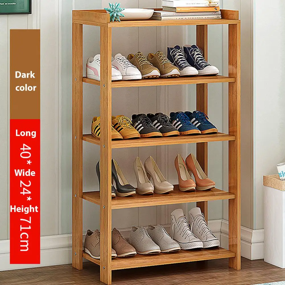 40 см Стойка для обуви простая влагостойкая деревянная стойка хранения дома
