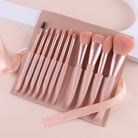 rorasa 11pcs makeup brushes with bag beauty cosmetic set powder eyeshadow contour brushes high quality brushes for makeup