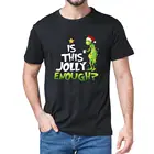 Футболка унисекс из 100% хлопка с веселым рисунком Веселый Рождество для отпуска, смешная футболка для мужчин и женщин, мягкая футболка, подарки