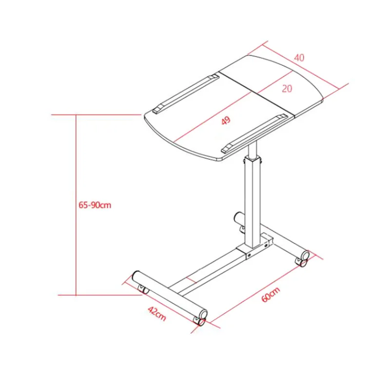 

Foldable Computer Desks Portable Rotate Laptop Desk Table for Bed Can Be Lifted Standing Desk Home Furniture Adjustable Height