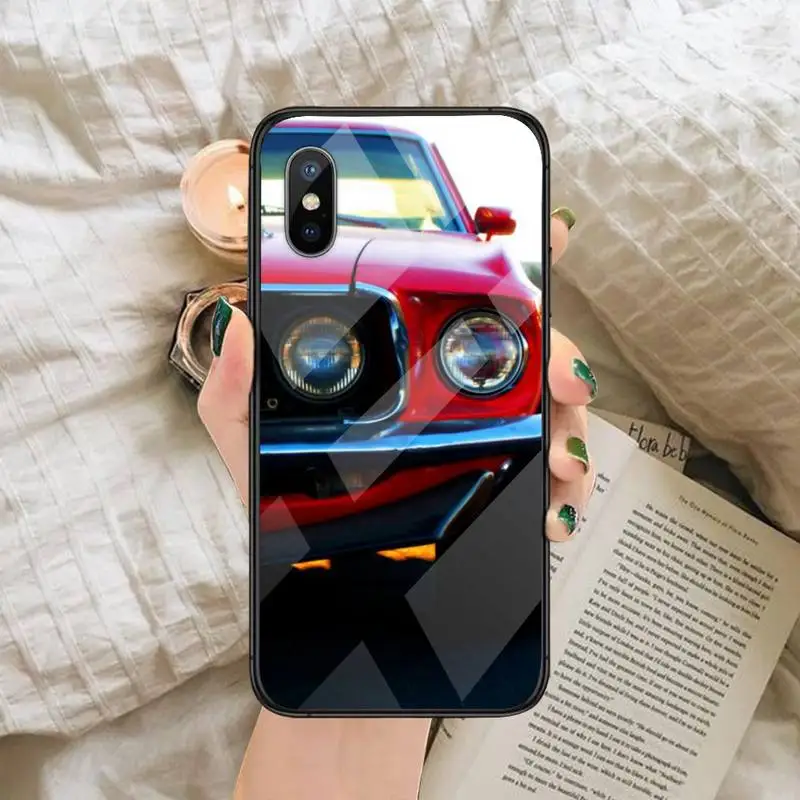 

aesthetic Sports Cars Phone Case Tempered glass For iphone 6 6S 7 8 plus X XS XR 11 12 mini PRO MAX