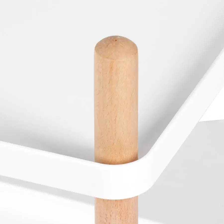 Многофункциональная Квадратная Белая корзина боковая тележка Сервировочная