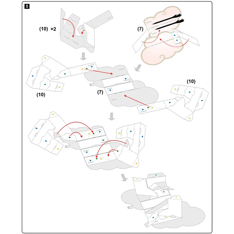 Поп-ап карточный кран сделай сам бумажная модель для поздравительных открыток