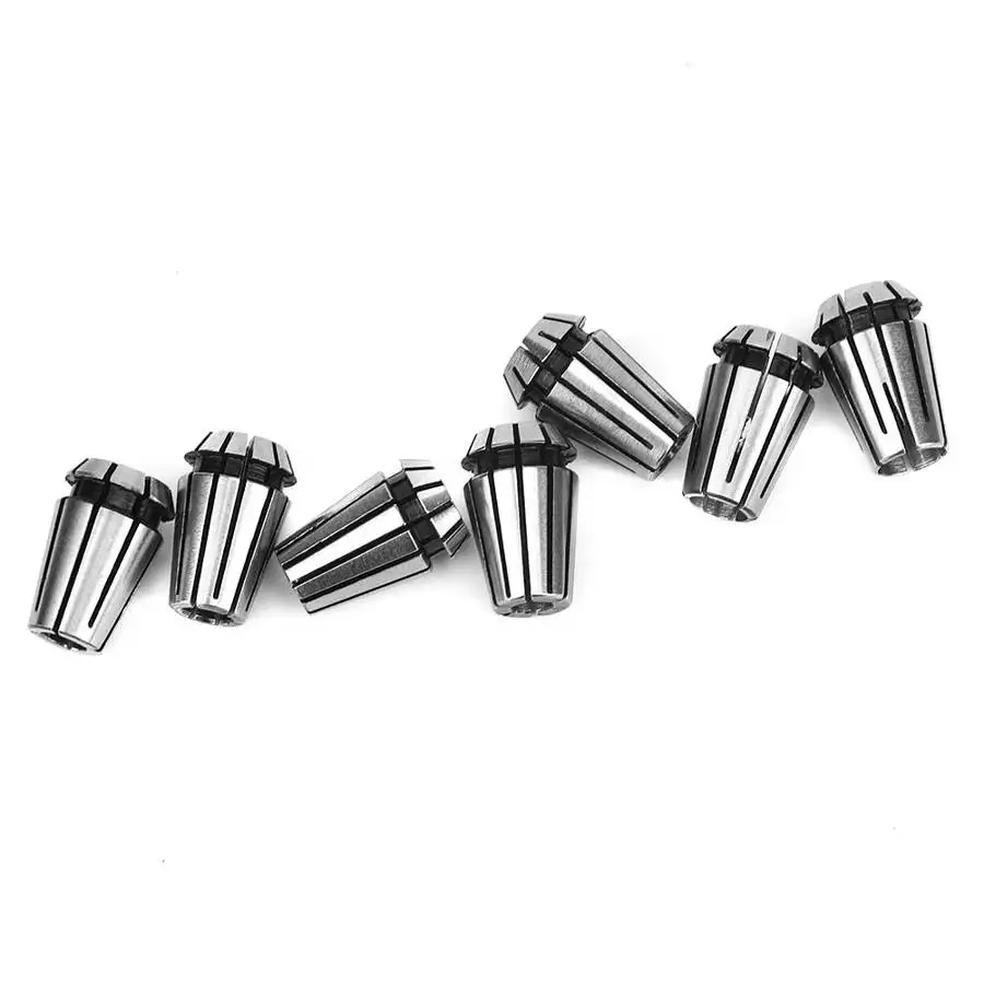 Цанговый патрон 7 шт. точный пружинный набор ЧПУ Гравировальный фрезерный станок