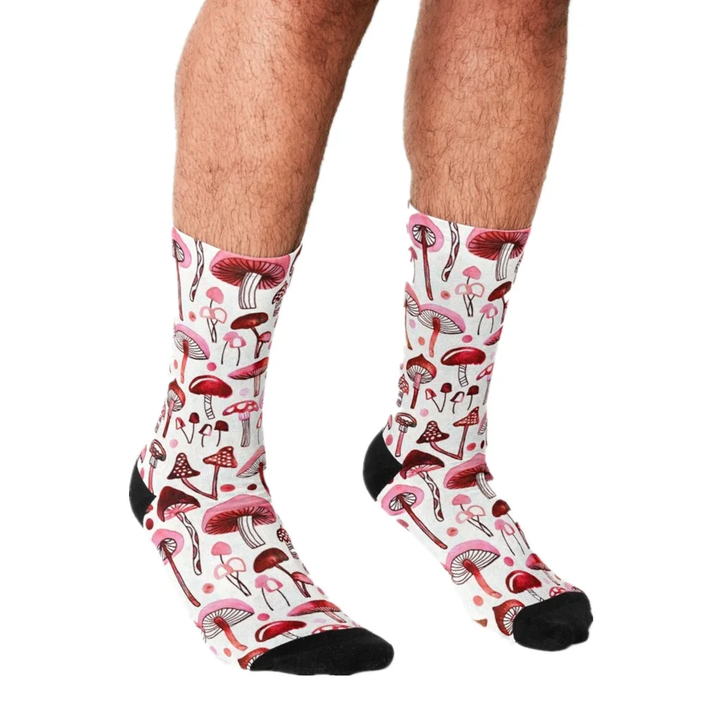 

2021 Funny Socks Men harajuku Pomsky Garden Socks Printed personality Happy hip hop Novelty Skateboard Crew Casual Crazy Socks