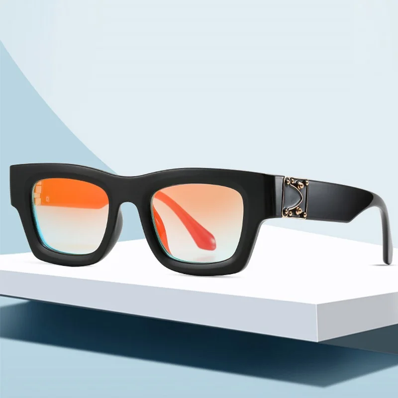 Роскошные брендовые Квадратные Солнцезащитные очки женские винтажные в стиле