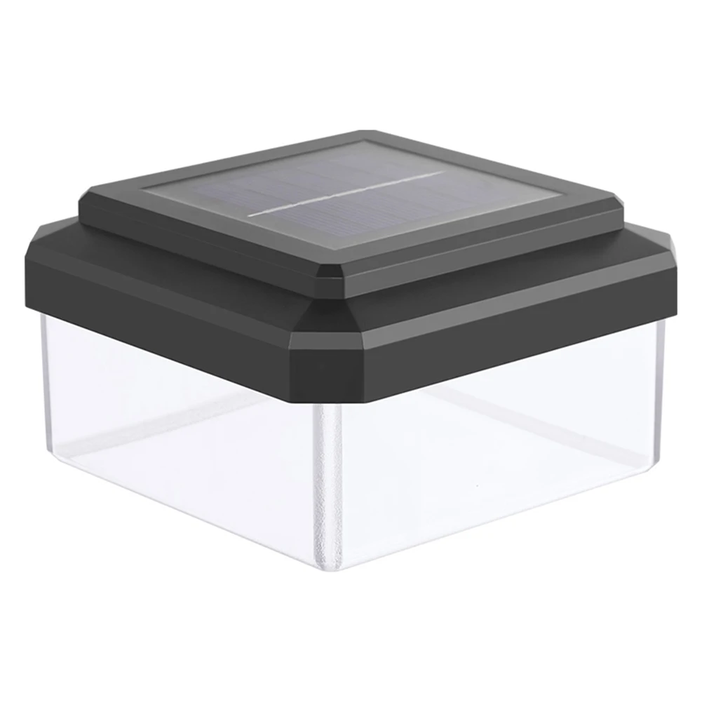 

8 LED Solar Lamp Pillar Lamp Outdoor Fence Courtyard Villas Column Light LED Waterproof Spot Light Garden Path Landscape Lights