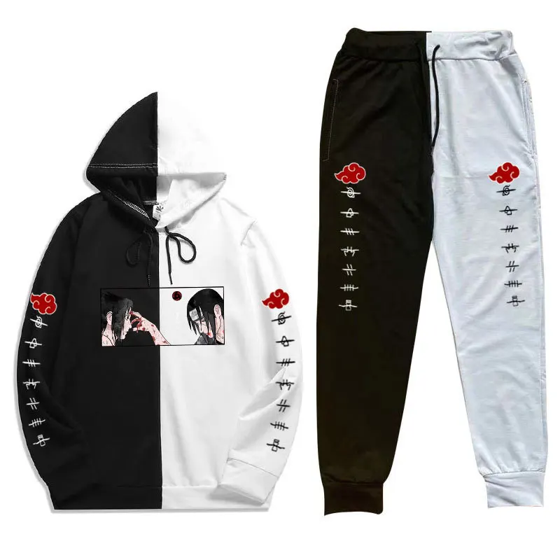 Толстовка с капюшоном Kakashi/Sasuke для мужчин и женщин повседневный уличный костюм