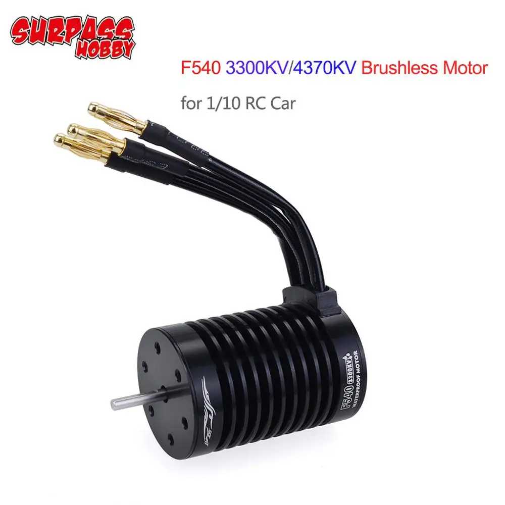SURPASS HOBBY F540 3.175mm Waterproof Brushless Motor 3300KV 4370KV for 1/10 RC Tamiya Redcat HSP Drift Racing Off-road Car | Игрушки и